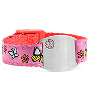 butterfly kids medical alert bracelet