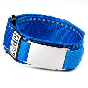 blue alert id bracelet