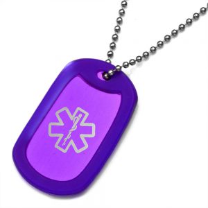 epilepsy alert dog tag