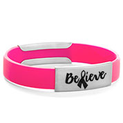 pink breast cancer awareness bracelet