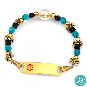 Medical ID Bracelet - "Moonlit"