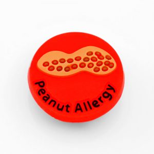 peanut allergy button