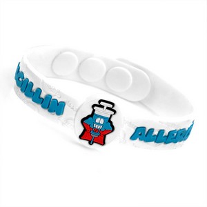 Pre-engraved “ALLERGIC TO PENICILLIN” traditional curb link medical alert  bracelet. Choose From a Variety of Sizes! – Universal Medical Data