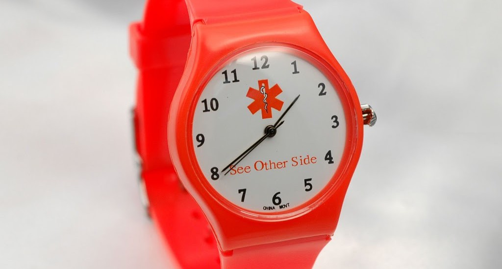 engravable medical alert watch