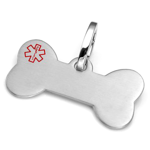 dog bone medical pet id