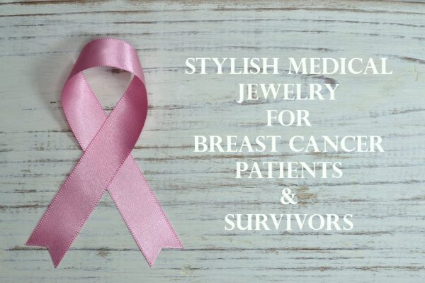stylish medical jewelry for breast cancer