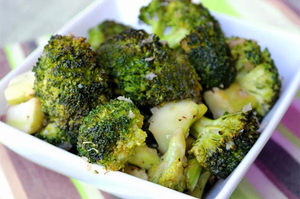 roasted broccoli with parmesan cheese