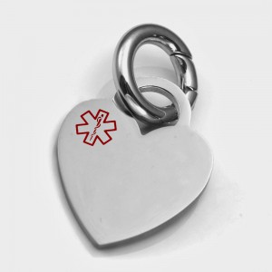 Heart Medical ID Pet Dog Cat Tag