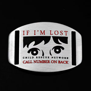If Lost Call Number On Back ID Tag for Kids