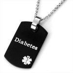 diabetic jewelry custom diabetes dog tag