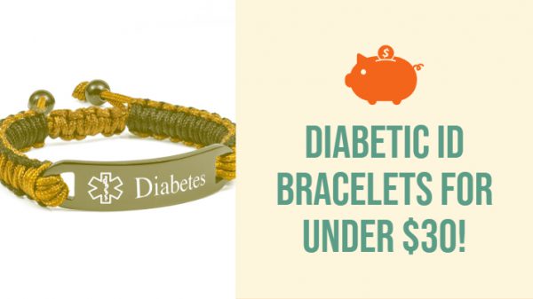 diabetic id bracelets under thirty dollars
