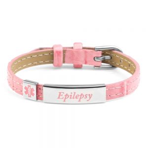 Pink Epilepsy Bracelet