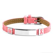 breast cancer alert bracelet