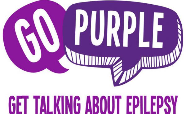 epilepsy awareness purple graphic