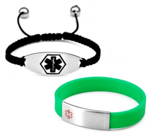 engravable medical alert bracelets