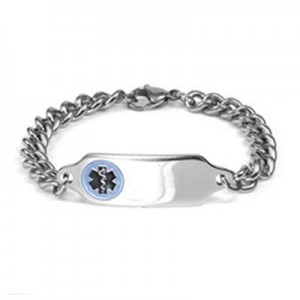 personalized medical alert bracelet for men