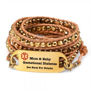 gestational diabetes alert bracelet