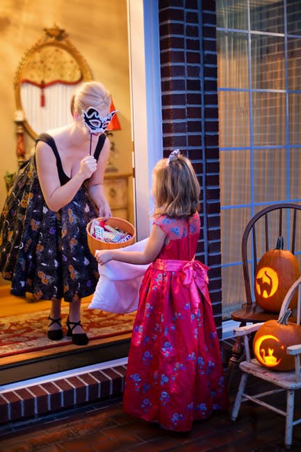 Child trick or treating