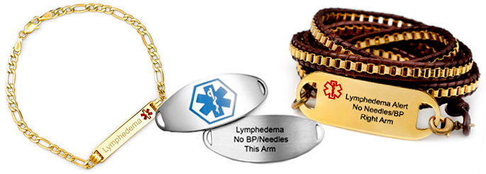 lymphedema medical alert bracelets