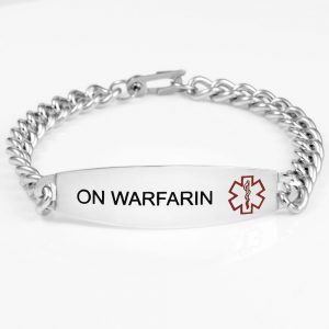 stainless steel medical bracelet