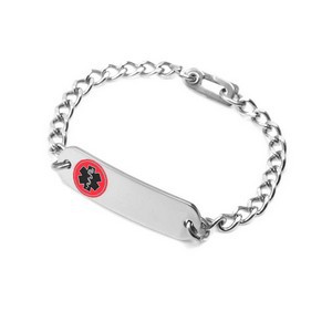 stainless medical bracelet for children