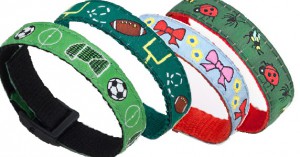 kids print snap lock bracelets for medical id tags