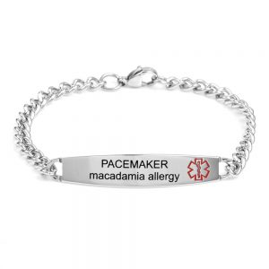 pacemaker and allergy alert ID bracelet