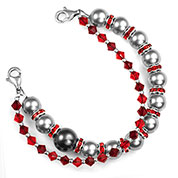 beaded medical alert bracelet