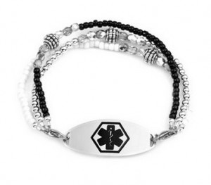 StickyJ Beaded Medical Bracelet