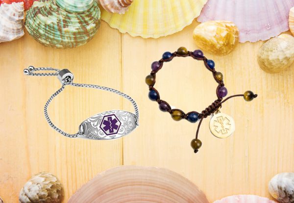summer stylish medical alert bracelets for women
