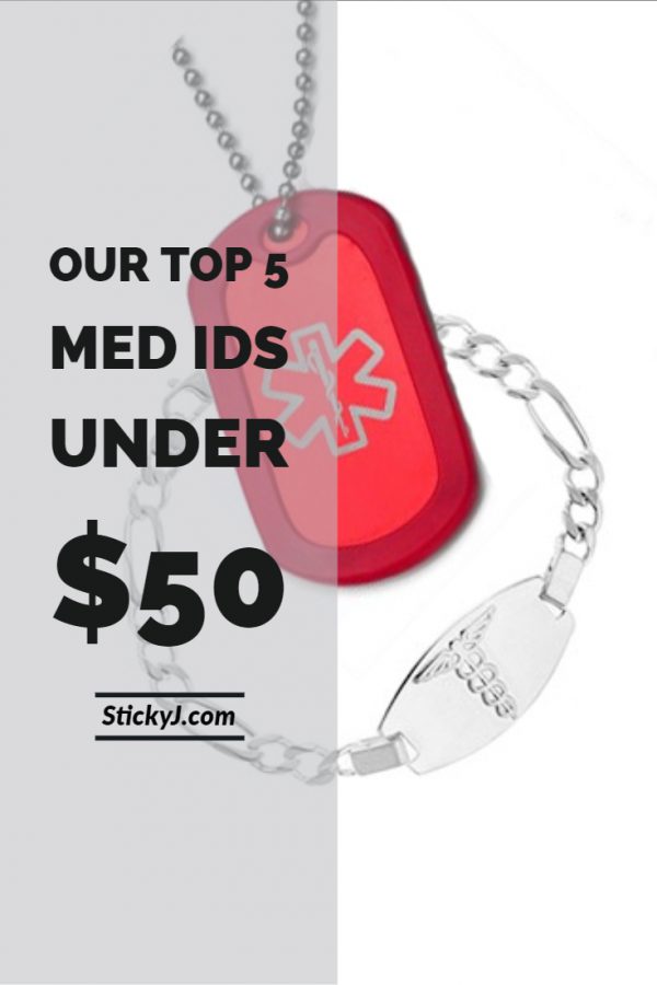 our top five medical ids under fifty dollars